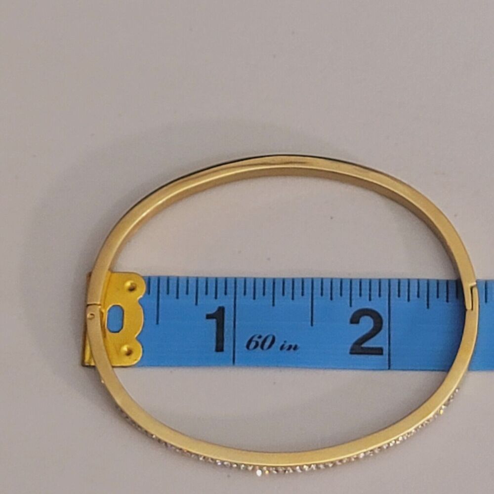 Women's Yellow Gold Filled Bangle Bracelet - Picture 4 of 10